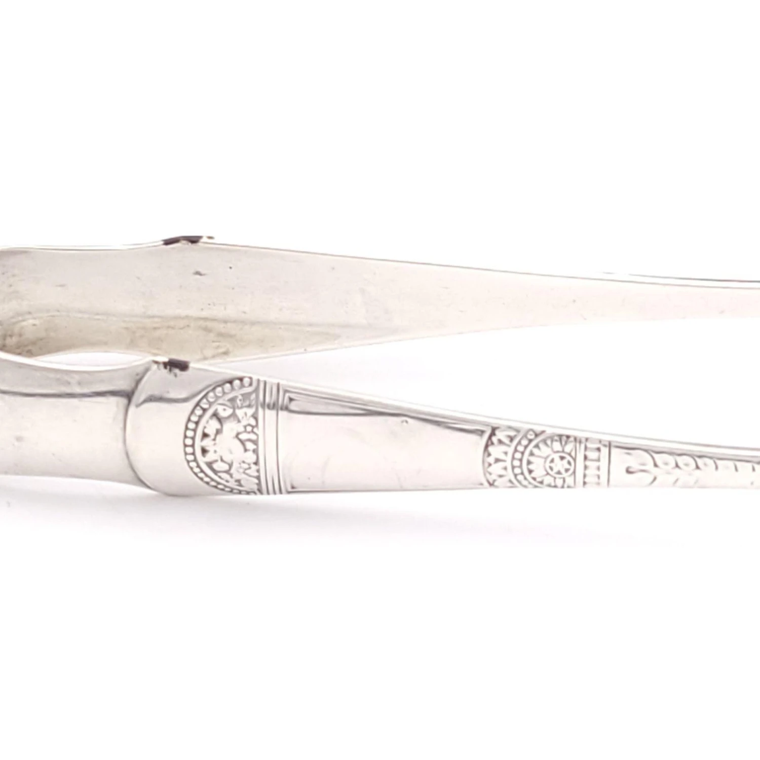 Sterling Pair Of Ice Tongs By Gorham, U.s.a. Circa 1880 7 Sterling Pair Of Ice Tongs By Gorham, U.s.a. Circa 1880 - Image 5