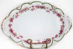 Theodore Haviland Limoges Platter - Pink Roses -Lenox Shop theodore haviland limoges platter pink roses 9294