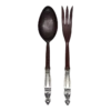 Georg Jensen Two-Piece American Wood And Sterling Silver Handle Salad Server Set - A Pair 2 Georg Jensen Two-Piece American Wood And Sterling Silver Handle Salad Server Set - A Pair -Lenox Shop two piece american wood and sterling silver handle salad server set a pair 7338