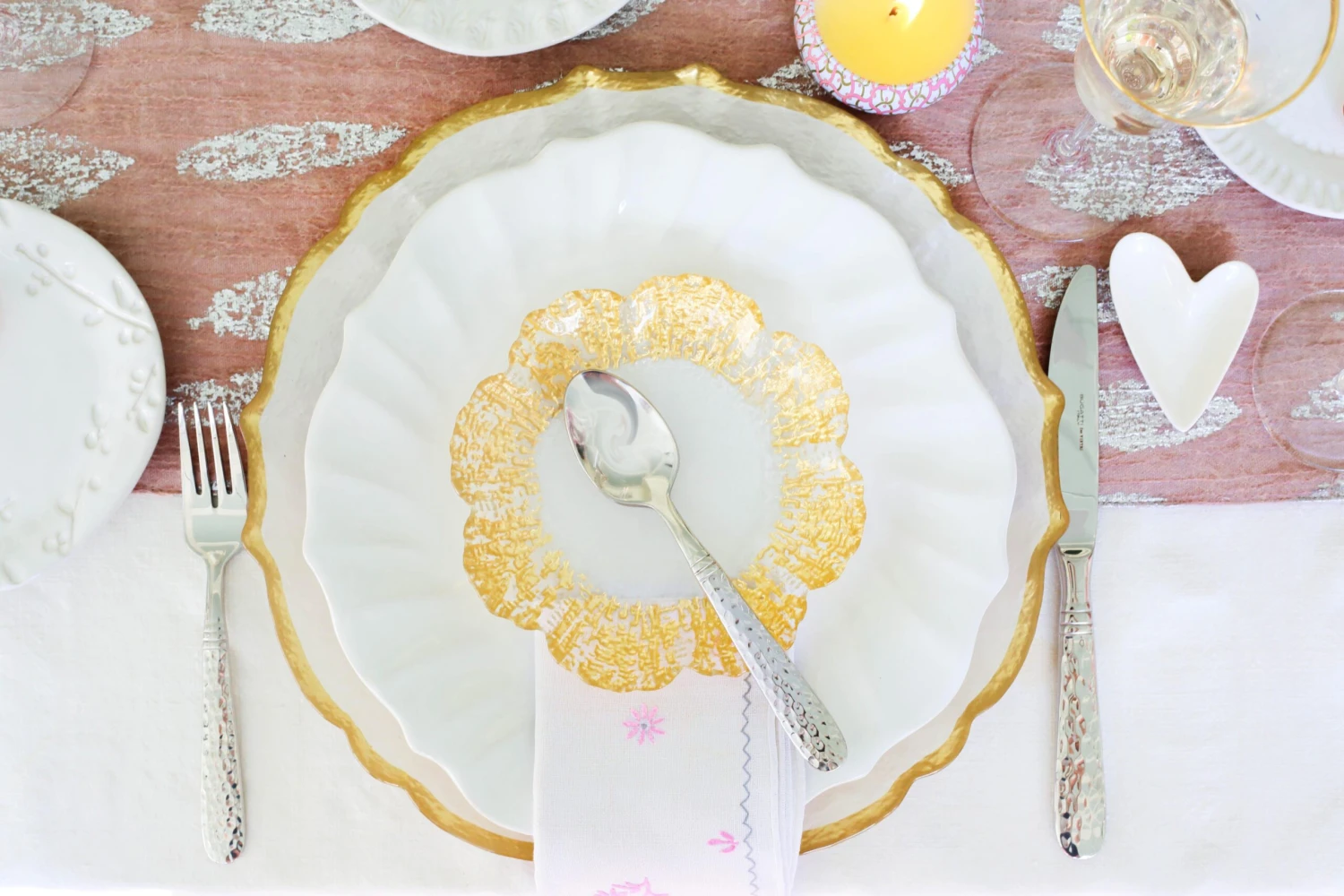 VIETRI Rufolo Glass Gold Large Deep Bowl 12 VIETRI Rufolo Glass Gold Large Deep Bowl - Image 10