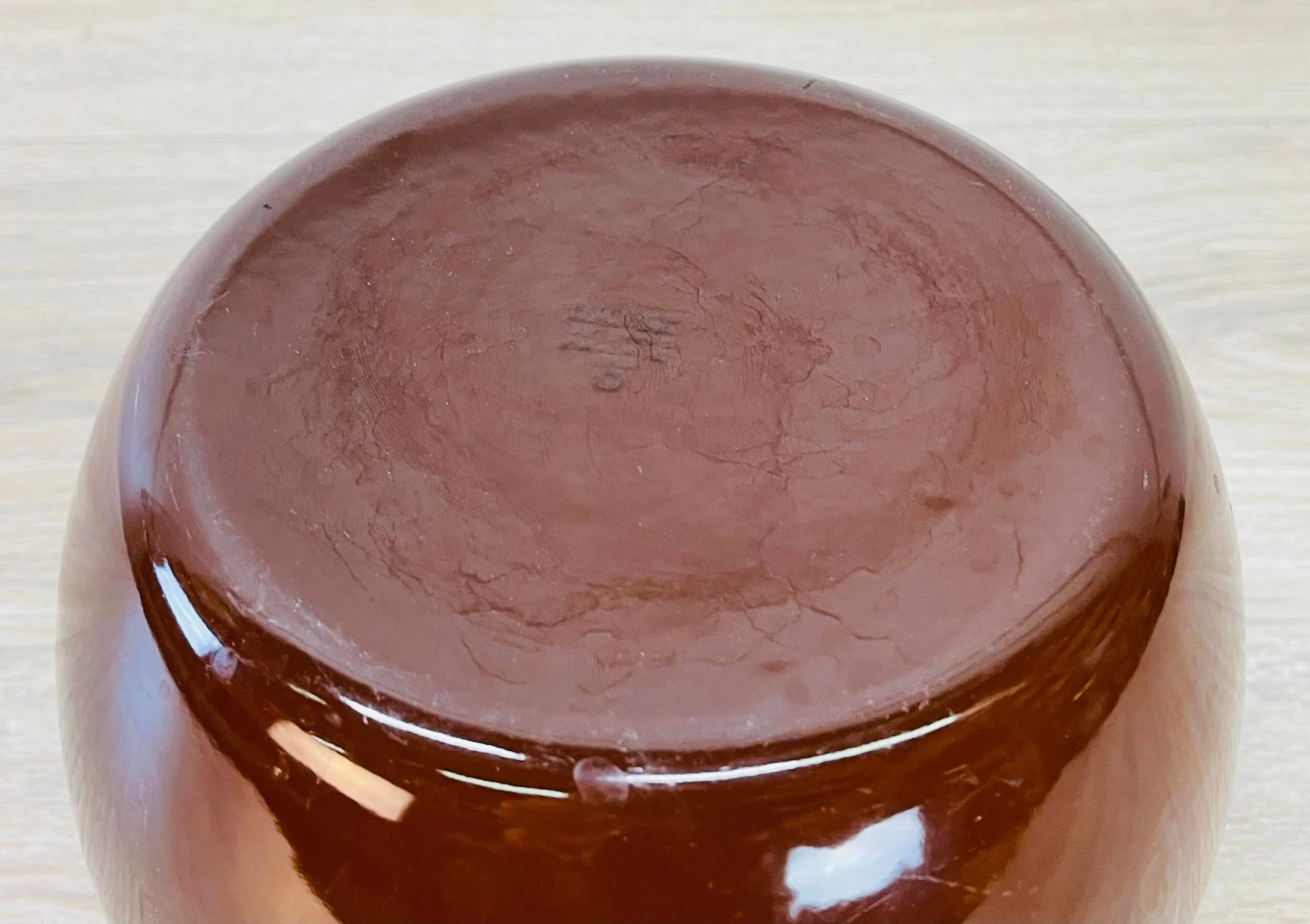 Vintage 1960s Dansk Denmark Round Enamel Bowl 8 Vintage 1960s Dansk Denmark Round Enamel Bowl - Image 6