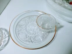 Vintage Anchor Hocking Eight Piece Set Sandwich Clear Snack Plates & Cups 16 Vintage Anchor Hocking Eight Piece Set Sandwich Clear Snack Plates & Cups -Lenox Shop vintage anchor hocking eight piece set sandwich clear snack plates and cups 5772