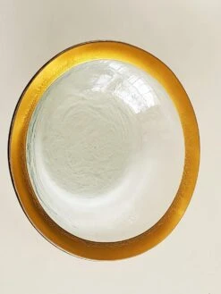 Vintage Annieglass "Roman Antique Gold" Deep Bowl -Lenox Shop vintage annieglass roman antique gold deep bowl 1330