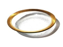 Vintage Annieglass "Roman Antique Gold" Deep Bowl -Lenox Shop vintage annieglass roman antique gold deep bowl 1921