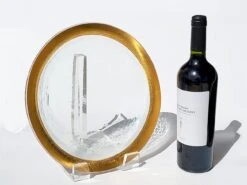 Vintage Annieglass "Roman Antique Gold" Deep Bowl -Lenox Shop vintage annieglass roman antique gold deep bowl 8819