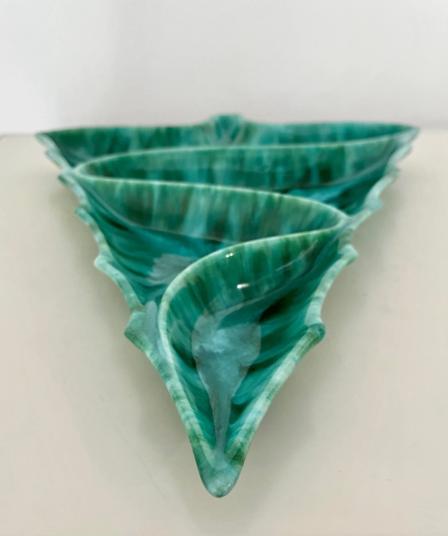 Vintage Atlantic Mold Green And Turquoise Christmas Tree Platter 9 Vintage Atlantic Mold Green And Turquoise Christmas Tree Platter - Image 7