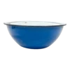 Vintage Blue Enamel Metal Mixing Bowls-A Pair -Lenox Shop vintage blue enamel metal mixing bowls a pair 1933