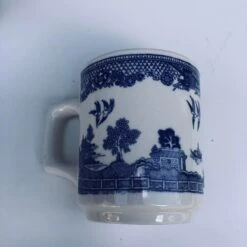 Vintage Buffalo China Blue Willow Coffee / Tea Mugs S-4 -Lenox Shop vintage buffalo china blue willow coffee tea mugs s 4 3521