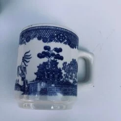 Vintage Buffalo China Blue Willow Coffee / Tea Mugs S-4 -Lenox Shop vintage buffalo china blue willow coffee tea mugs s 4 4368