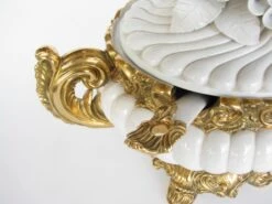 Vintage Capodimonte Style Italian Ceramic Soup Tureen With Ladle -Lenox Shop vintage capodimonte style italian ceramic soup tureen with ladle 4099