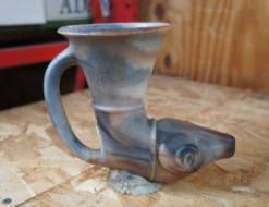 Vintage Cast Resin Elk Ram Eagle Goblet Cups Libation Vessel Rhyton Drinking Horn- Set Of 13 15 Vintage Cast Resin Elk Ram Eagle Goblet Cups Libation Vessel Rhyton Drinking Horn- Set Of 13 -Lenox Shop vintage cast resin elk ram eagle goblet cups libation vessel rhyton drinking horn set of 13 6580