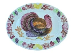 Vintage Colorful Ceramic Turkey Platter 10 Vintage Colorful Ceramic Turkey Platter -Lenox Shop vintage colorful ceramic turkey platter 6658