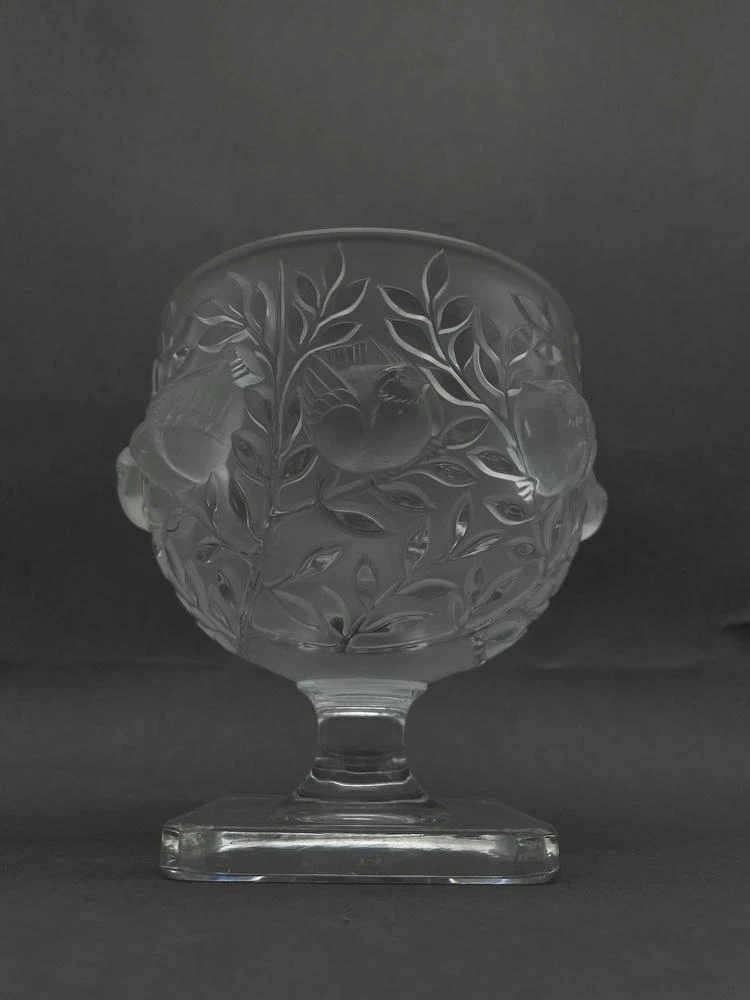 Vintage Crystal Cup From Lalique 8 Vintage Crystal Cup From Lalique - Image 6