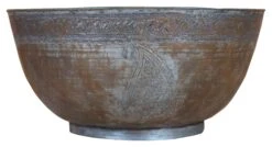 Vintage Egyptian Embossed Copper Bowl Dish Compote With Paisley Design 13 Vintage Egyptian Embossed Copper Bowl Dish Compote With Paisley Design -Lenox Shop vintage egyptian embossed copper bowl dish compote with paisley design 2514