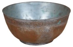 Vintage Egyptian Embossed Copper Bowl Dish Compote With Paisley Design 19 Vintage Egyptian Embossed Copper Bowl Dish Compote With Paisley Design -Lenox Shop vintage egyptian embossed copper bowl dish compote with paisley design 4241