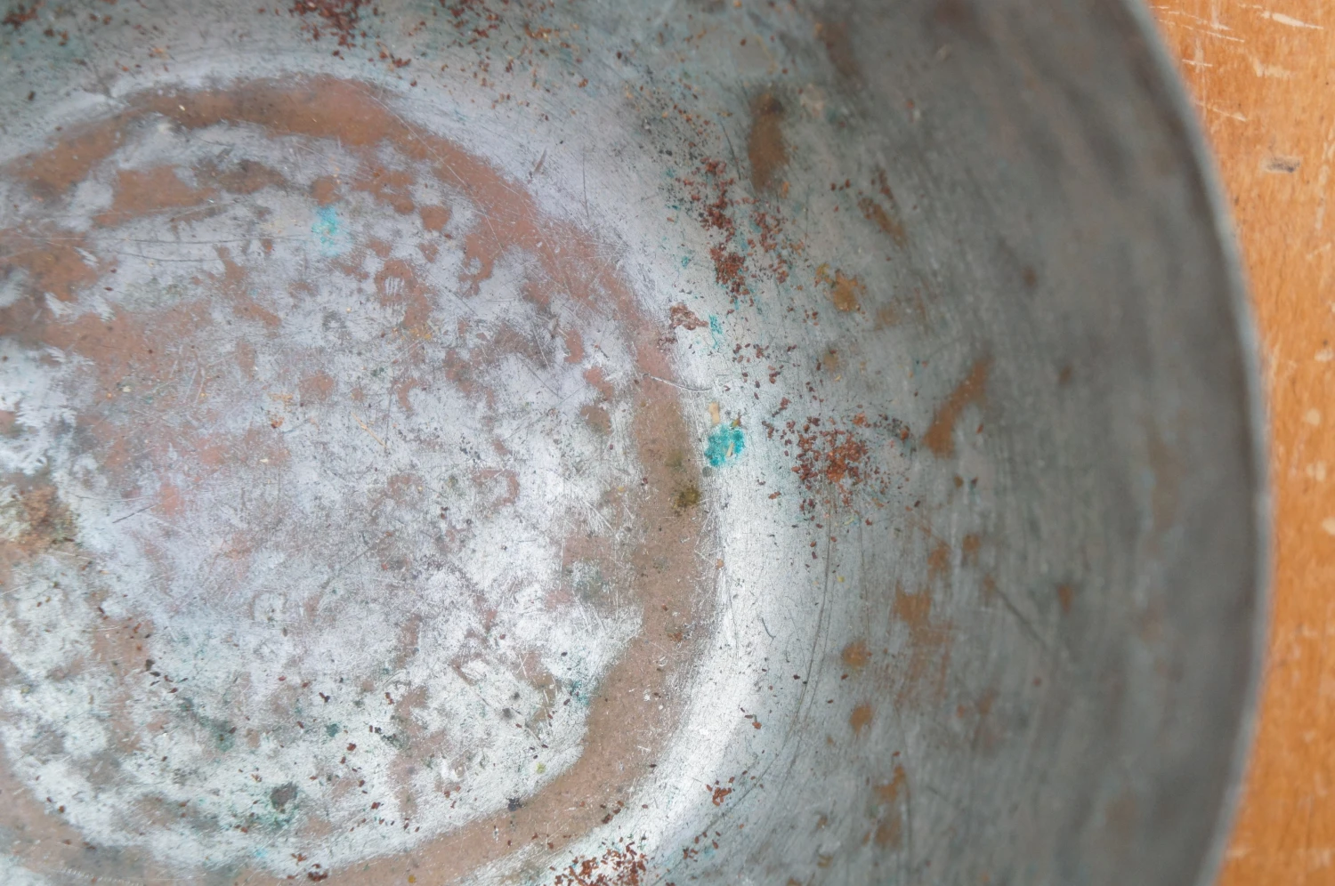 Vintage Egyptian Embossed Copper Bowl Dish Compote With Paisley Design 8 Vintage Egyptian Embossed Copper Bowl Dish Compote With Paisley Design - Image 6