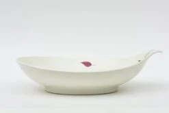 Vintage Eva Zeisel Hallcraft Ceramic Terdrop Bowl With Butterfly, Flower, And Leaf -Lenox Shop vintage eva zeisel hallcraft ceramic terdrop bowl with butterfly flower and leaf 6935