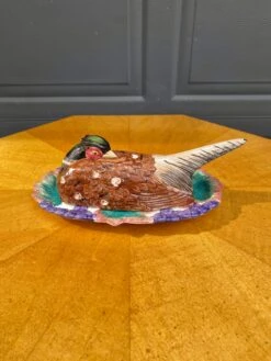 Vintage Fitz And Floyd Pheasant Butter Dish -Lenox Shop vintage fitz and floyd pheasant butter dish 2218