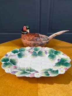 Vintage Fitz And Floyd Pheasant Soup Tureen And Serving Plate -Lenox Shop vintage fitz and floyd pheasant soup tureen and serving plate 4258