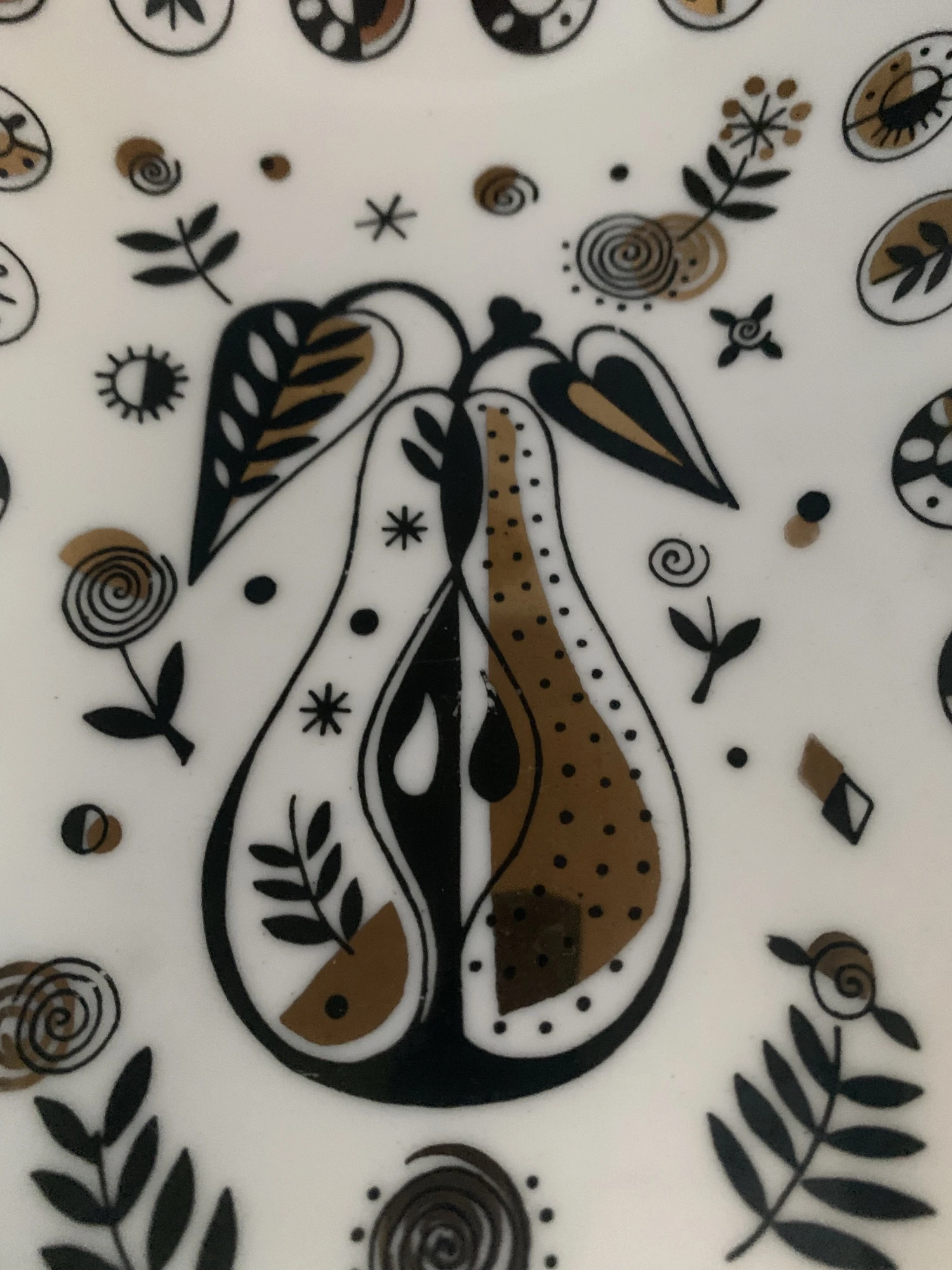 Vintage Georges Briard Forbidden Fruit Serving Dish 5 Vintage Georges Briard Forbidden Fruit Serving Dish - Image 3