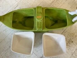 Vintage Green Royal Haeger Mid-Century Gondola Serving Dish For Dips -Lenox Shop vintage green royal haeger mid century gondola serving dish for dips 4179