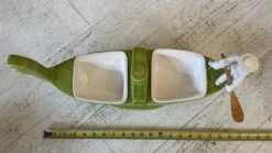 Vintage Green Royal Haeger Mid-Century Gondola Serving Dish For Dips -Lenox Shop vintage green royal haeger mid century gondola serving dish for dips 8627