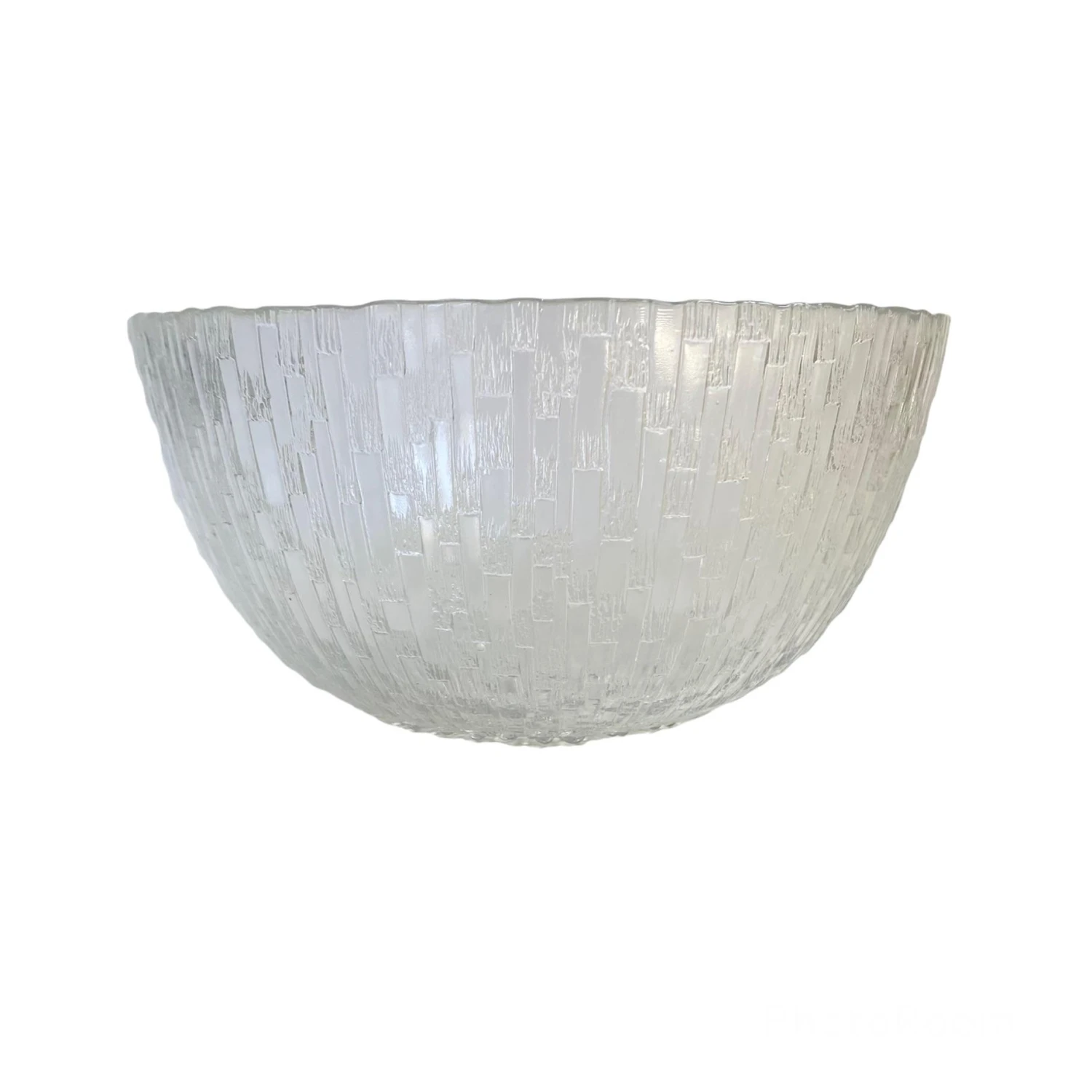 Vintage Iittala Ultima Thule Large Clear Glass Serving Bowl Melting Ice 11 Vintage Iittala Ultima Thule Large Clear Glass Serving Bowl Melting Ice - Image 9