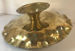Vintage Large Brass Serving Platter -Lenox Shop vintage large brass serving platter 4571