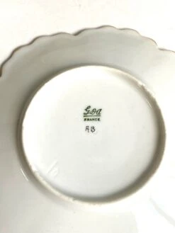 Vintage Limoges Gda France Flower Shaped Dessert Cups & Saucers Set- 11 Pieces -Lenox Shop vintage limoges gda france flower shaped dessert cups and saucers set 11 pieces 5725