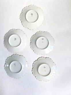 Vintage Limoges Gda France Flower Shaped Dessert Cups & Saucers Set- 11 Pieces -Lenox Shop vintage limoges gda france flower shaped dessert cups and saucers set 11 pieces 7048