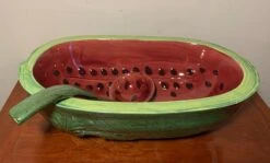 Vintage Majolica Figural Watermelon Cold Soup Tureen 18 Vintage Majolica Figural Watermelon Cold Soup Tureen -Lenox Shop vintage majolica figural watermelon cold soup tureen 3481