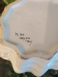 Vintage Massive Fitz And Floyd Style Ceramic Clam Shell Coral Seashell Soup Tureen -Lenox Shop vintage massive fitz and floyd style ceramic clam shell coral seashell soup tureen 6009