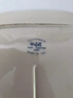 Vintage MCM Winfield California Hand Crafted China "Dragon Flower" Large Platter -Lenox Shop vintage mcm winfield california hand crafted china dragon flower large platter 0664