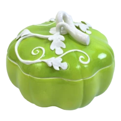 Vintage Mottahedeh Pumpkin Porcelain LIdded Tureen