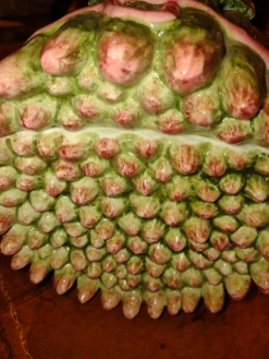 Vintage Portuguese Majolica Large Asparagus Tureen -Lenox Shop vintage portuguese majolica large asparagus tureen 3787