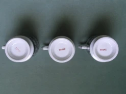 Vintage Safari Footed Milk Glass Mugs- Set Of 3 -Lenox Shop vintage safari footed milk glass mugs set of 3 6743