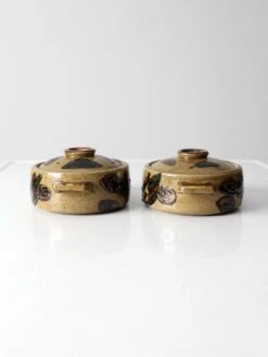 Vintage Studio Pottery Covered Dishes Pair 14 Vintage Studio Pottery Covered Dishes Pair -Lenox Shop vintage studio pottery covered dishes pair 7225
