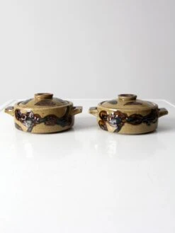 Vintage Studio Pottery Covered Dishes Pair 18 Vintage Studio Pottery Covered Dishes Pair -Lenox Shop vintage studio pottery covered dishes pair 8128