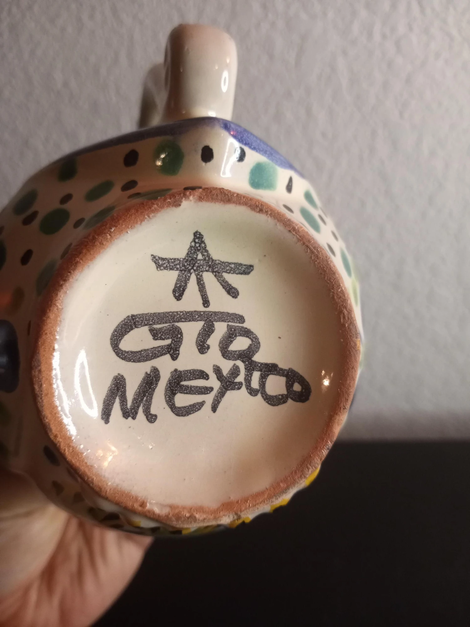 Vintage Tonala Art Mexico Owl Figurine Mug 6 Vintage Tonala Art Mexico Owl Figurine Mug - Image 4