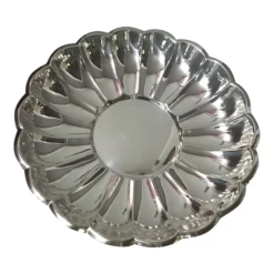Vintage Towel Silver Plate Scalloped Serving Platter -Lenox Shop vintage towel silver plate scalloped serving platter 6512