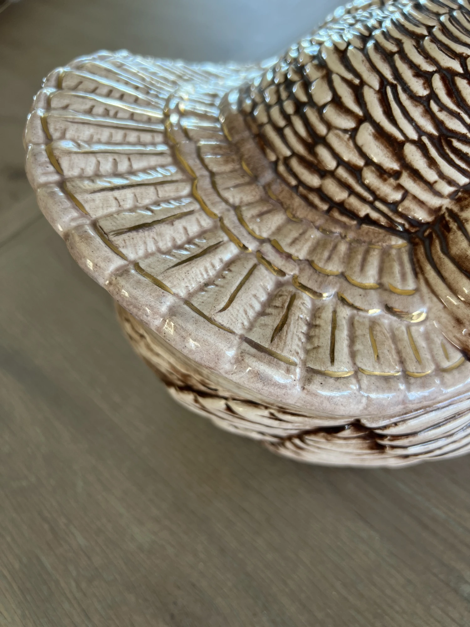 Vintage Turkey Covered Dish Or Cookie Jar 11 Vintage Turkey Covered Dish Or Cookie Jar - Image 9