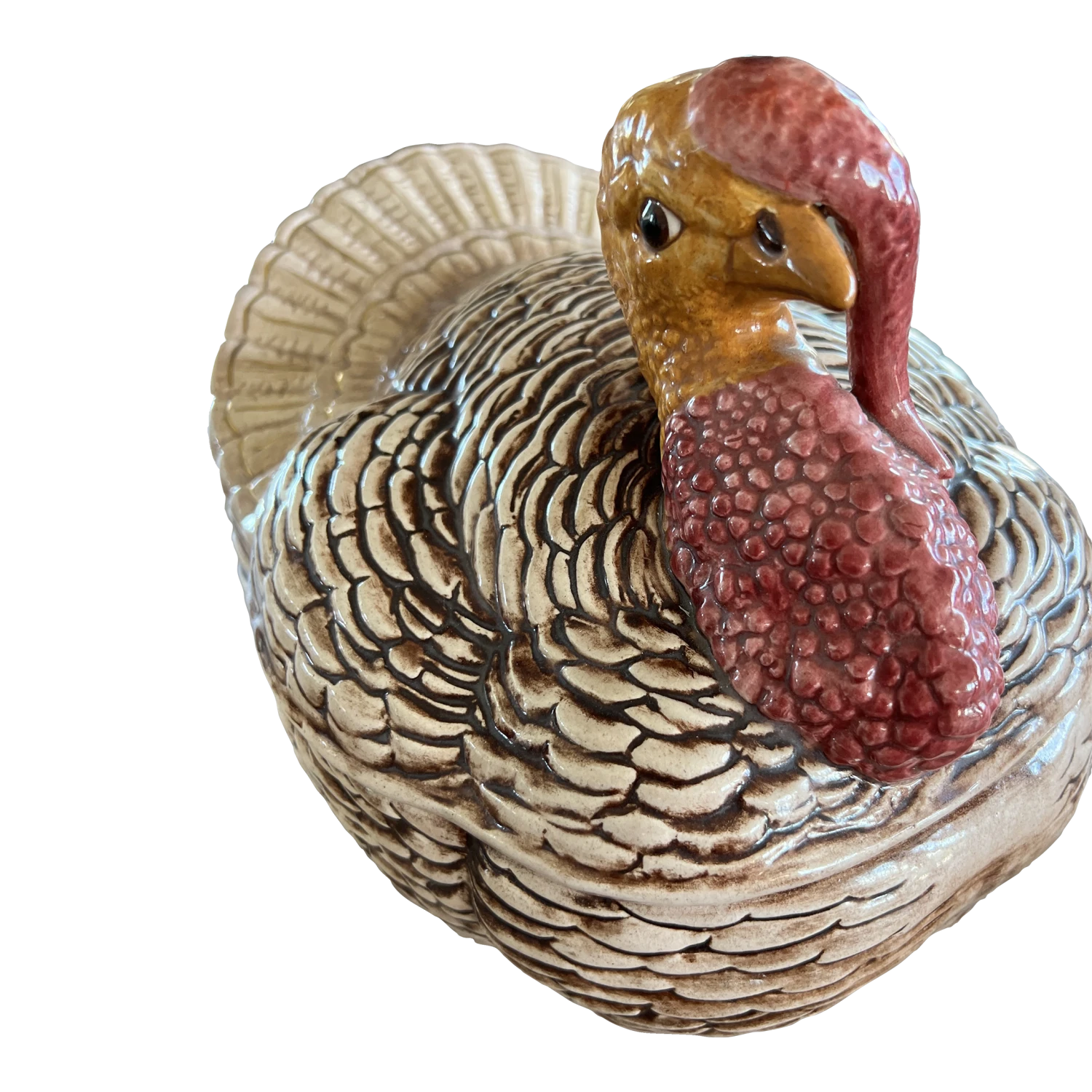 Vintage Turkey Covered Dish Or Cookie Jar 3 Vintage Turkey Covered Dish Or Cookie Jar