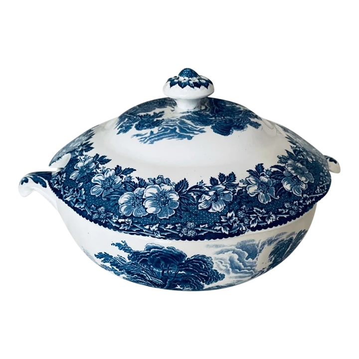 Vintage Wedgwood Woodland Tureen And Lid 3 Vintage Wedgwood Woodland Tureen And Lid