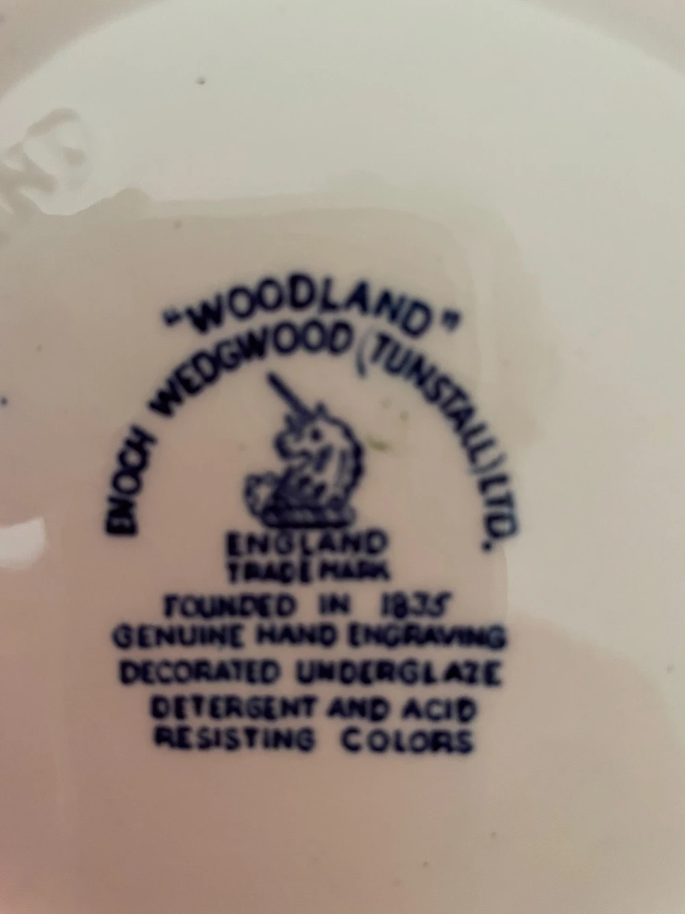 Vintage Wedgwood Woodland Tureen And Lid 8 Vintage Wedgwood Woodland Tureen And Lid - Image 6