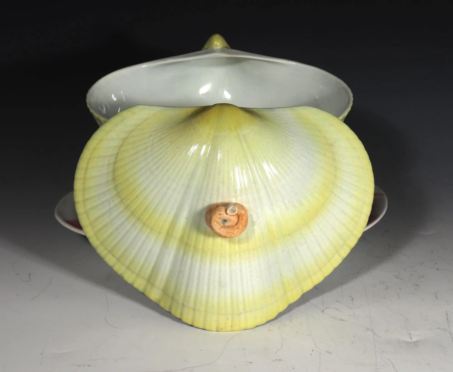 Wedgwood Pearlware Nautilus Sauce Tureen, Cover & Stand 8 Wedgwood Pearlware Nautilus Sauce Tureen, Cover & Stand - Image 6